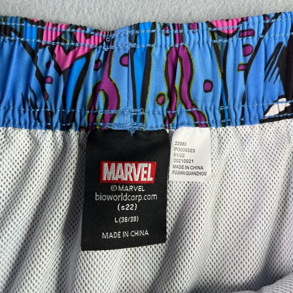 Marvel Wakanda Forever Swim Trunks Mens Lined Large Bathing Suit Mens New NWT